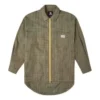 Pocket Oversized Woven Shirt Asia Sizing „Olive Green“