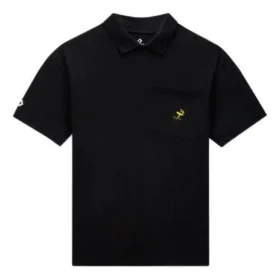 Polo tričko Converse x Peanuts Shapes, asijské velikosti „černá“