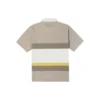 Polo tričko s barevným logem, asijské velikosti „Beige White“