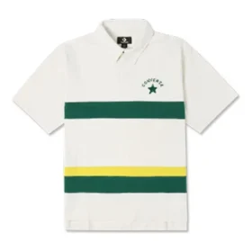 Polo tričko s barevným logem, asijské velikosti „Bílá zelená“ Polo tričko s barevným logem, asijské velikosti „Bílá zelená“