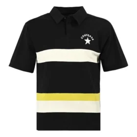 Polo tričko s barevným logem, asijské velikosti „Black White“ Polo tričko s barevným logem, asijské velikosti „Black White“