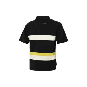 Polo tričko s barevným logem, asijské velikosti „Black White“ Polo tričko s barevným logem, asijské velikosti „Black White“