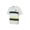 Polo tričko s barevným logem, asijské velikosti „White Dark Green“