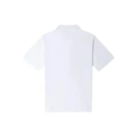 Polo tričko s nášivkou na botě, asijské velikosti „White“ Polo tričko s nášivkou na botě, asijské velikosti „White“