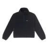 Polo tričko s polovičním zipem z polar fleece Counter Climate, asijské velikosti „Black“