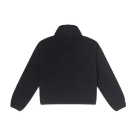 Polo tričko s polovičním zipem z polar fleece Counter Climate, asijské velikosti „Black“