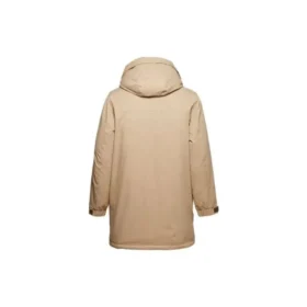 Polodlouhá péřová bundy, asijské velikosti „Khaki“