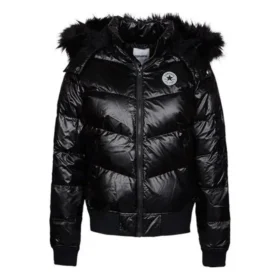 Péřová bundy asijské velikosti „Black“ Péřová bundy asijské velikosti „Black“