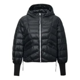 Péřová bundy Asijské velikosti „Black“ Péřová bundy Asijské velikosti „Black“