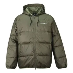 Péřová bundy s kapucí – asijské velikosti „Cargo Khaki“