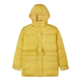 Péřová bundy s kapucí Cargo, asijské velikosti „Yellow“