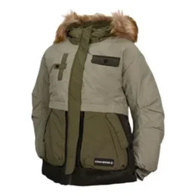 Prémiová módní polodlouhá bundy, asijské velikosti „Army Green“ Prémiová módní polodlouhá bundy, asijské velikosti „Army Green“