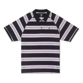 Pruhované polo tričko s krátkým rukávem Marquis, asijské velikosti „Černá“