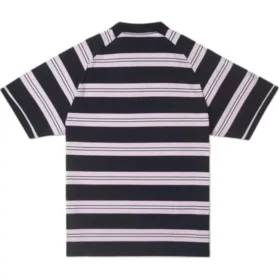 Pruhované polo tričko s krátkým rukávem Marquis, asijské velikosti „Černá“