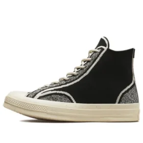 Renew Chuck 70 Knit High „Black Egret“