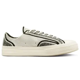 Renew Chuck 70 Knit Low „Egret Black“