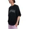 Retro tričko Chuck Crew, asijské velikosti „černé“