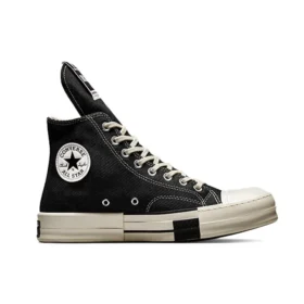 Rick Owens x DRKSHDW DRKSTAR Chuck 70 High „Black“