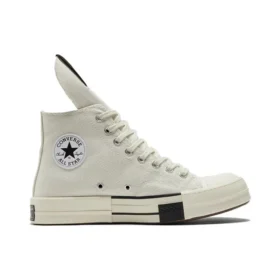 Rick Owens x DRKSHDW DRKSTAR Chuck 70 High „Egret“