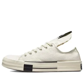 Rick Owens x DRKSHDW DRKSTAR Chuck 70 Low „Egret“