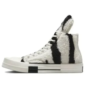 Rick Owens x DRKSHDW TURBODRK Chuck 70 High „Zebra“