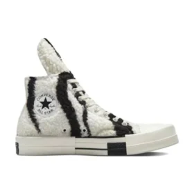 Rick Owens x DRKSHDW TURBODRK Chuck 70 High „Zebra“