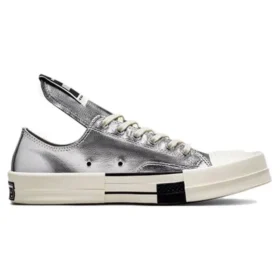 Rick Owens x TURBODRK Chuck 70 Low „Silver Lacquer“