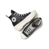 Run Star Hike Leather High Top „Sparkly Black“