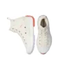 Run Star Hike Platform High „Embroidered Floral – Egret“