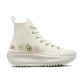 Run Star Hike Platform High „Embroidered Fruits & Florals“