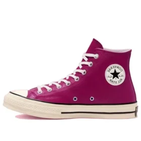 Sezónní barevná kožená Chuck 1970s „Rose Red White“