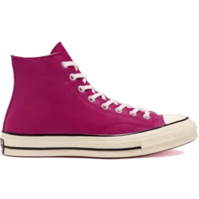 Sezónní barevná kožená Chuck 1970s „Rose Red White“