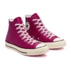 Sezónní barevná kožená Chuck 1970s „Rose Red White“