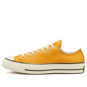 Sezónní barevná kožená Chuck 1970s „Yellow White“