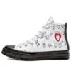 Shrimps x Chuck 70 High „White Black“