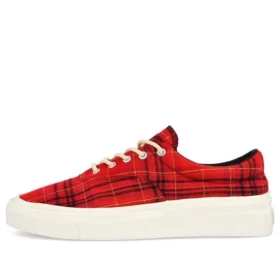 Skid Grip Low „Twisted Plaid – Haute Red“