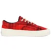 Skid Grip Low „Twisted Plaid – Haute Red“