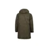 Středně dlouhá potištěná péřová bundy Sideline, asijské velikosti „Olive Green“