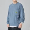 Svetr Carpenter Crew Pullover Asijské velikosti „Lakeside Blue“