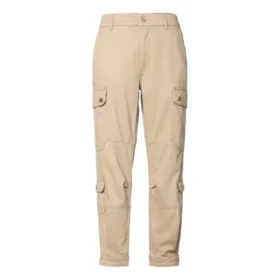Tkané cargo kalhoty, asijské velikosti „Beige“ Tkané cargo kalhoty, asijské velikosti „Beige“