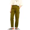 Tkané cargo kalhoty – asijské velikosti „Olive Green“