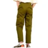Tkané cargo kalhoty – asijské velikosti „Olive Green“