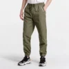 Tkané joggerky, asijské velikosti, „Military Green“