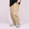 Tkané kalhoty City Escape, asijské velikosti „Khaki“