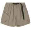 Tkané praktické šortky Asijské velikosti „Olive Green“