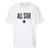 Tričko Chuck Taylor All Star, asijské velikosti „White Black“