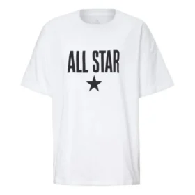 Tričko Chuck Taylor All Star, asijské velikosti „White Black“