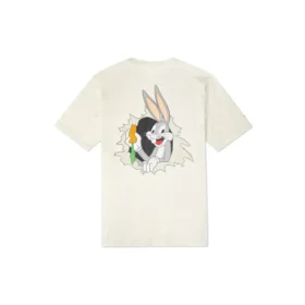 Tričko Converse x Bugs Bunny s potiskem, asijské velikosti „White“ Tričko Converse x Bugs Bunny s potiskem, asijské velikosti „White“