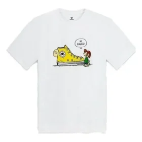 Tričko Converse x Peanuts Chuck – asijské velikosti „Bílé“