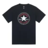 Tričko Go-To Chuck Taylor All Star Patch Standard Fit, asijské velikosti „Black“